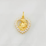Dije Madre e Hijo 2.55g / 1 in Oro Amarillo 18K