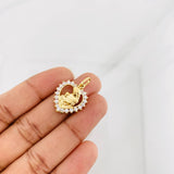 Dije Madre e Hijo 2.55g / 1 in Oro Amarillo 18K