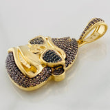Pendant Gorilla Glasses 10.95g / 1 1/2 in Two-Tone Black Yellow Gold 18K