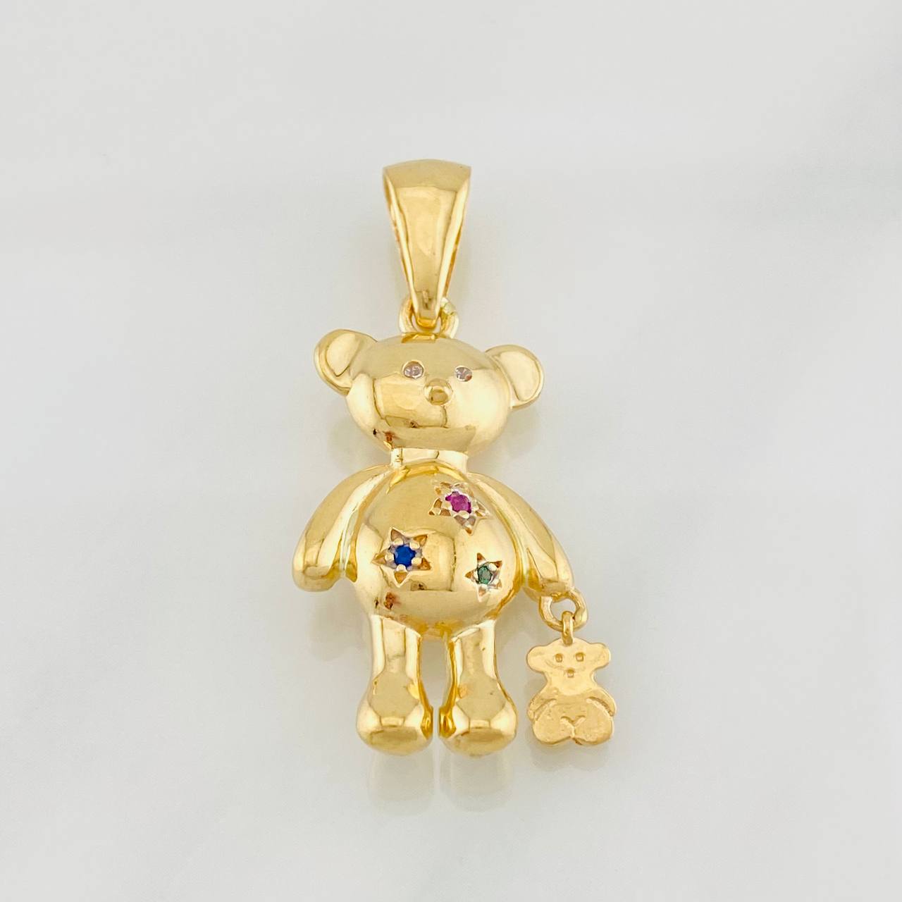 Pendant Bear 7.7g / 1 1/2 in Yellow Gold 18K