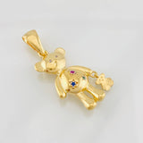 Pendant Bear 7.7g / 1 1/2 in Yellow Gold 18K
