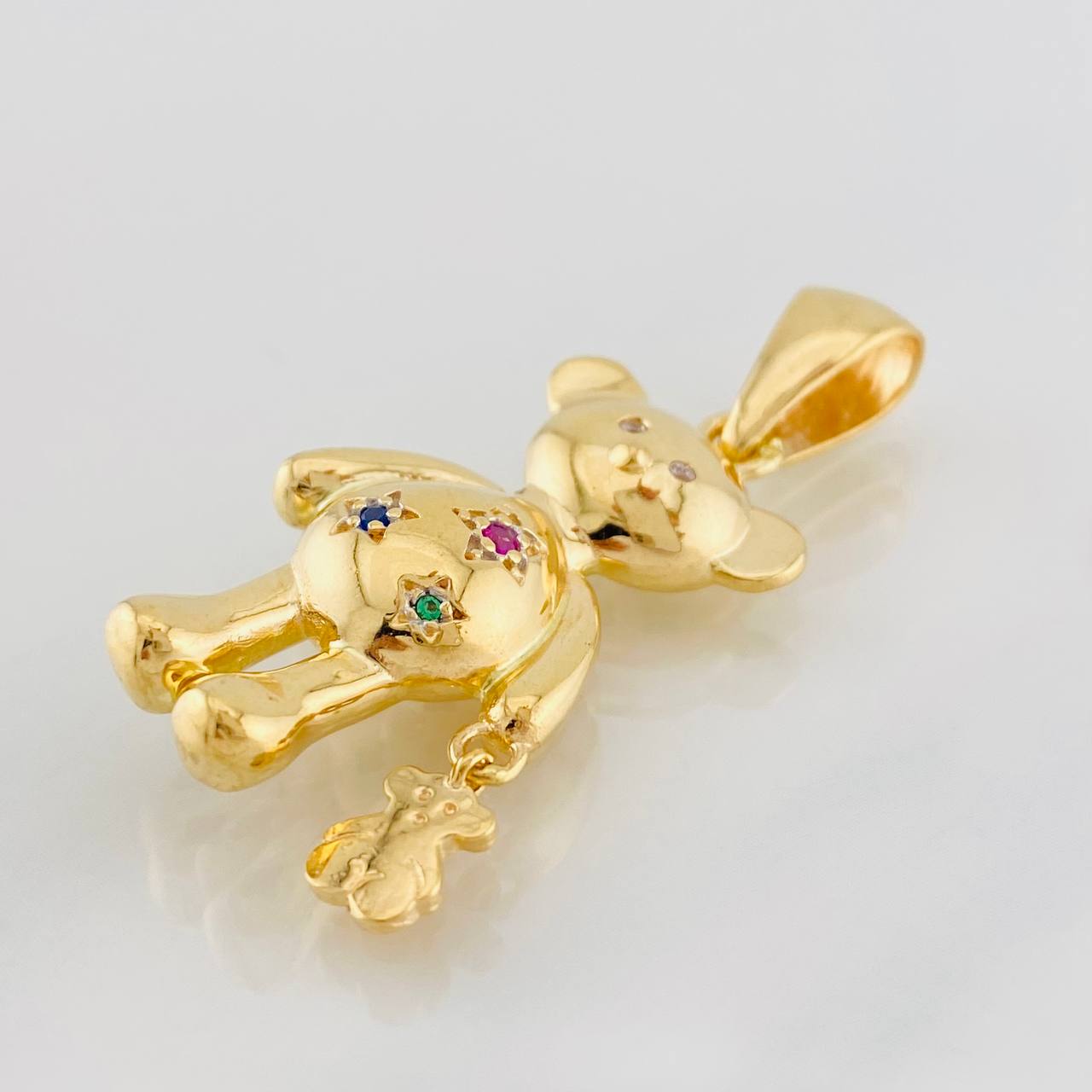Pendant Bear 7.7g / 1 1/2 in Yellow Gold 18K