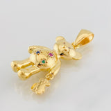 Pendant Bear 7.7g / 1 1/2 in Yellow Gold 18K