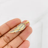 Dije Ala 2.85g / 1 1/2 in Oro Amarillo 18K