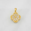 Dije Trebol 2.7g / 3/4 in Oro Amarillo 18K