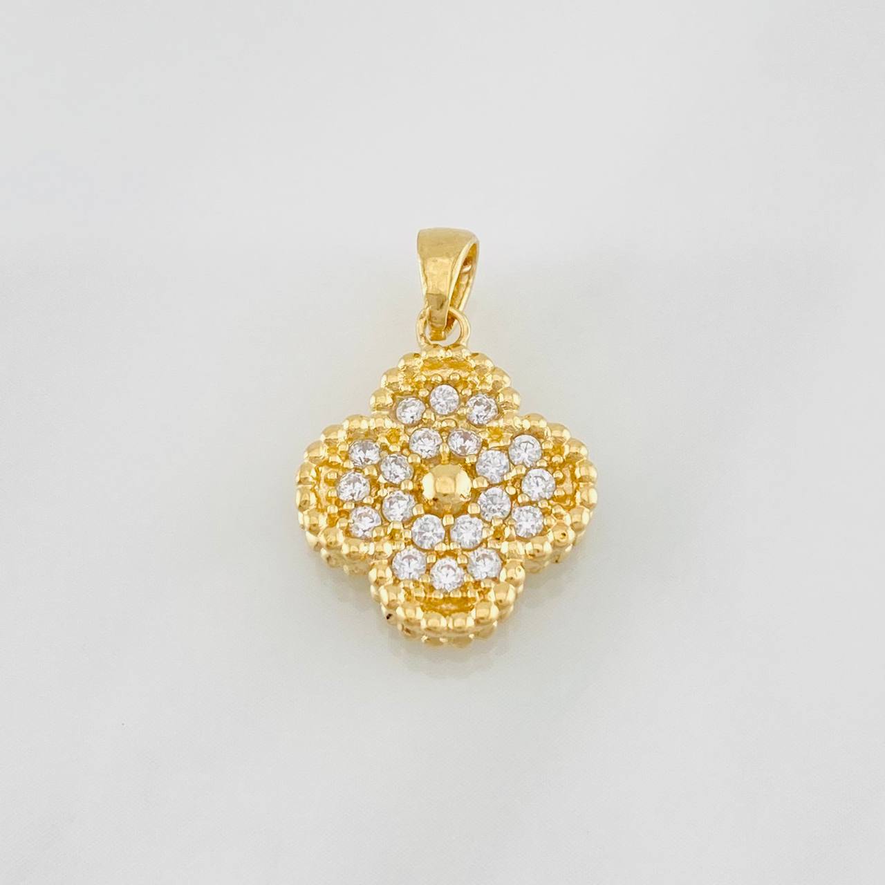 Dije Trebol 2.75g / 3/4 in Oro Amarillo 18K