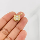 Dije Trebol 2.7g / 3/4 in Oro Amarillo 18K