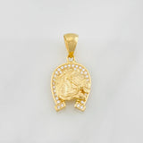 Pendant Horse Shoe 2.45g / 1 in Yellow Gold 18K