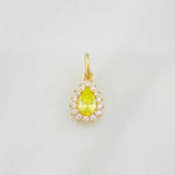 Dije Halo Gota 0.75g / 1/2 in Oro Amarillo 18K