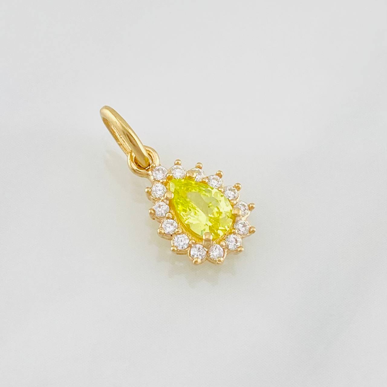 Dije Halo Gota 0.75g / 1/2 in Oro Amarillo 18K