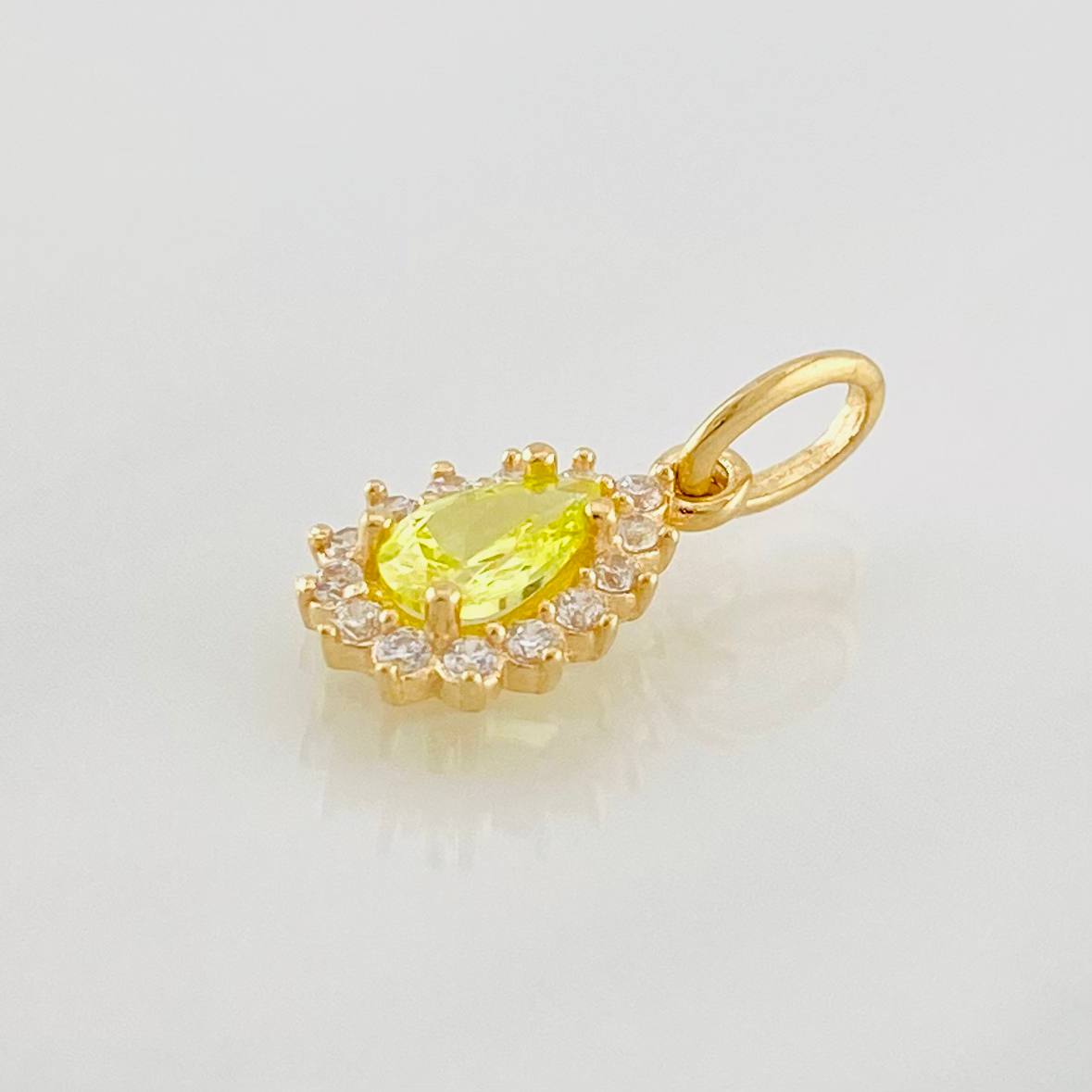 Dije Halo Gota 0.75g / 1/2 in Oro Amarillo 18K
