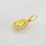 Dije Halo Gota 0.75g / 1/2 in Oro Amarillo 18K