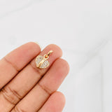 Pendant Heart 1.25g / 1/2 in Rose Gold 18K