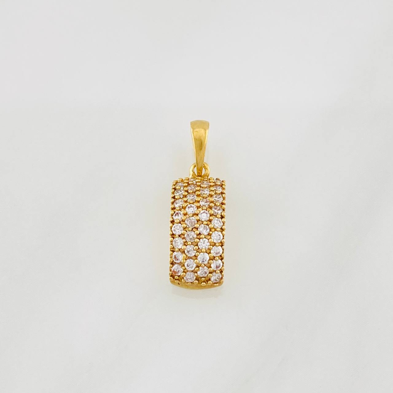Dije Rectangular 1.35g / 3/4 in Oro Amarillo 18K