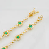Pulso Halo 9.35g / 6 3/4 in / 2.75mm Oro Amarillo 18K