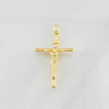 Dije Cruz Cristo 1.4g / 1 1/2 in Oro Amarillo 18K