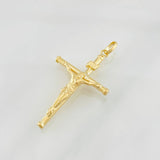 Dije Cruz Cristo 1.4g / 1 1/2 in Oro Amarillo 18K