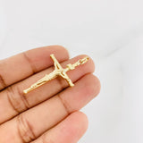 Dije Cruz Cristo 1.4g / 1 1/2 in Oro Amarillo 18K