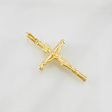 Pendant Christ Cross 1.25g / 1 1/2 in Yellow Gold 18K