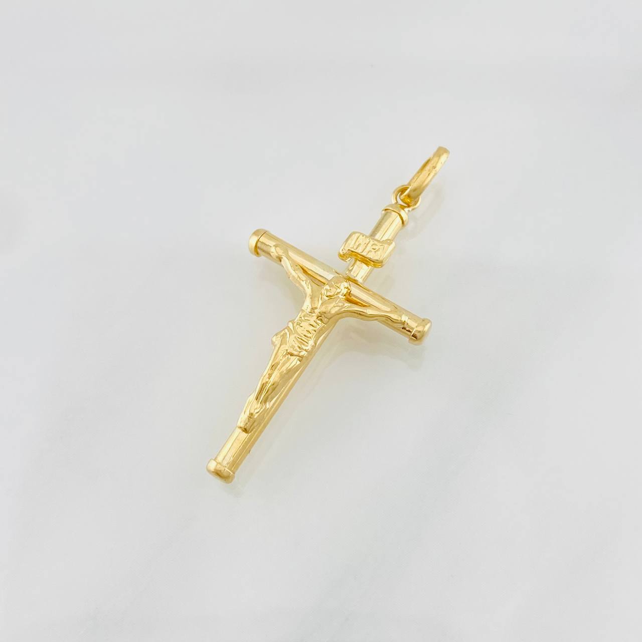 Pendant Christ Cross 1.25g / 1 1/2 in Yellow Gold 18K