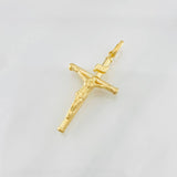 Pendant Christ Cross 1.25g / 1 1/2 in Yellow Gold 18K