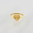 Heart Ring 1g / T4 3/4 Yellow Gold 18K