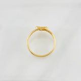 Heart Ring 1g / T4 3/4 Yellow Gold 18K