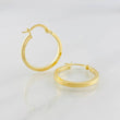 Candongas Tribal 1.65g / 3/4 in Oro Amarillo 18K