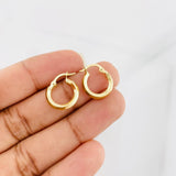 Candongas Clau 1g / 1/2 in Oro Amarillo 18K