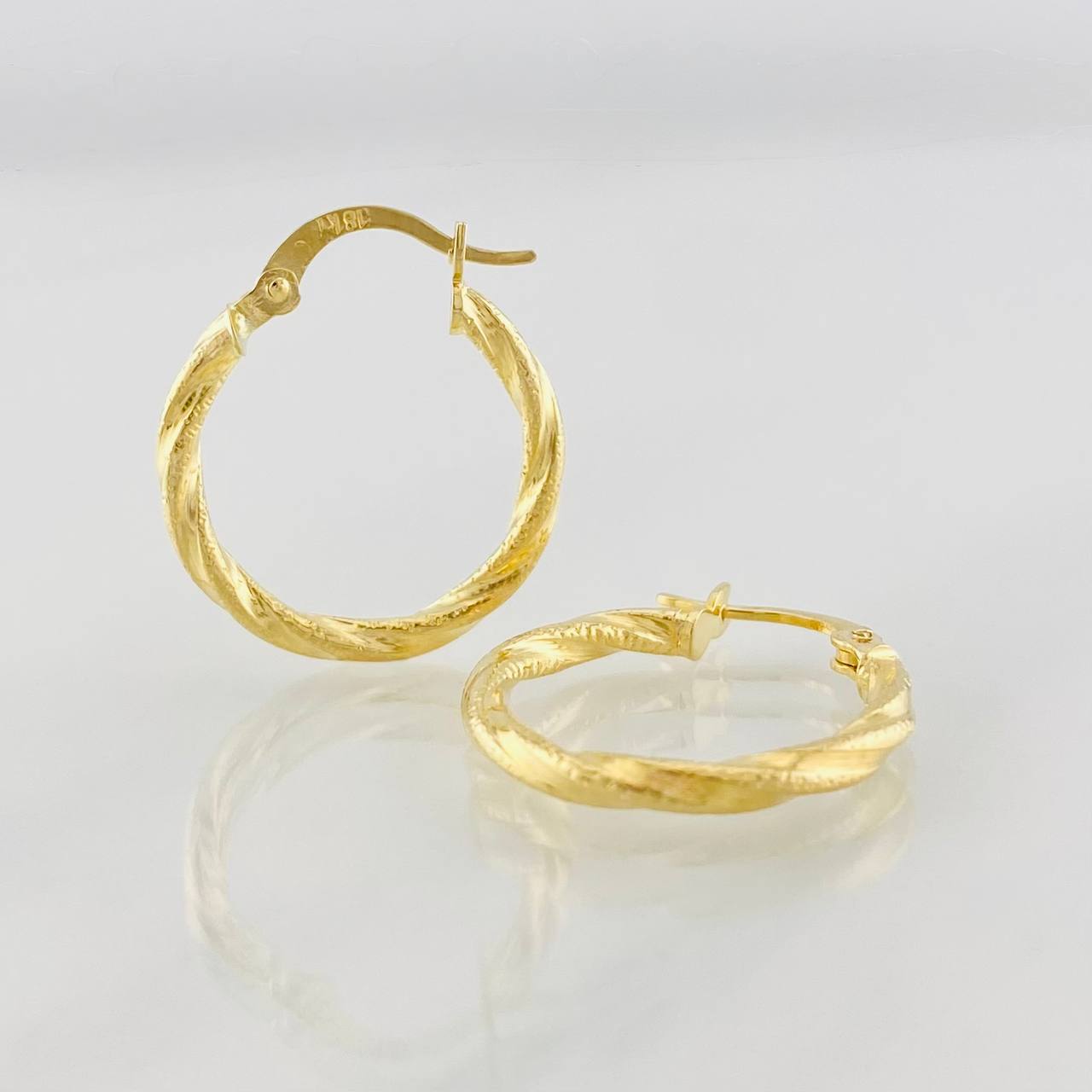 Candongas Anny 1.35g / 3/4 in Oro Amarillo 18K