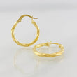 Candongas Anny 1.35g / 3/4 in Oro Amarillo 18K