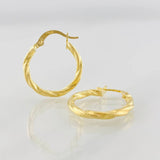 Candongas Anny 1.35g / 3/4 in Oro Amarillo 18K