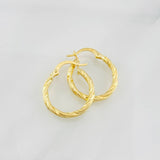 Candongas Anny 1.35g / 3/4 in Oro Amarillo 18K