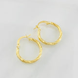 Candongas Anny 1.35g / 3/4 in Oro Amarillo 18K