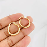 Candongas Anny 1.35g / 3/4 in Oro Amarillo 18K