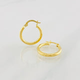 Candongas Itati 1.75g / 1 1/4 in Oro Amarillo 18K