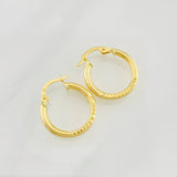 Candongas Itati 1.75g / 1 1/4 in Oro Amarillo 18K