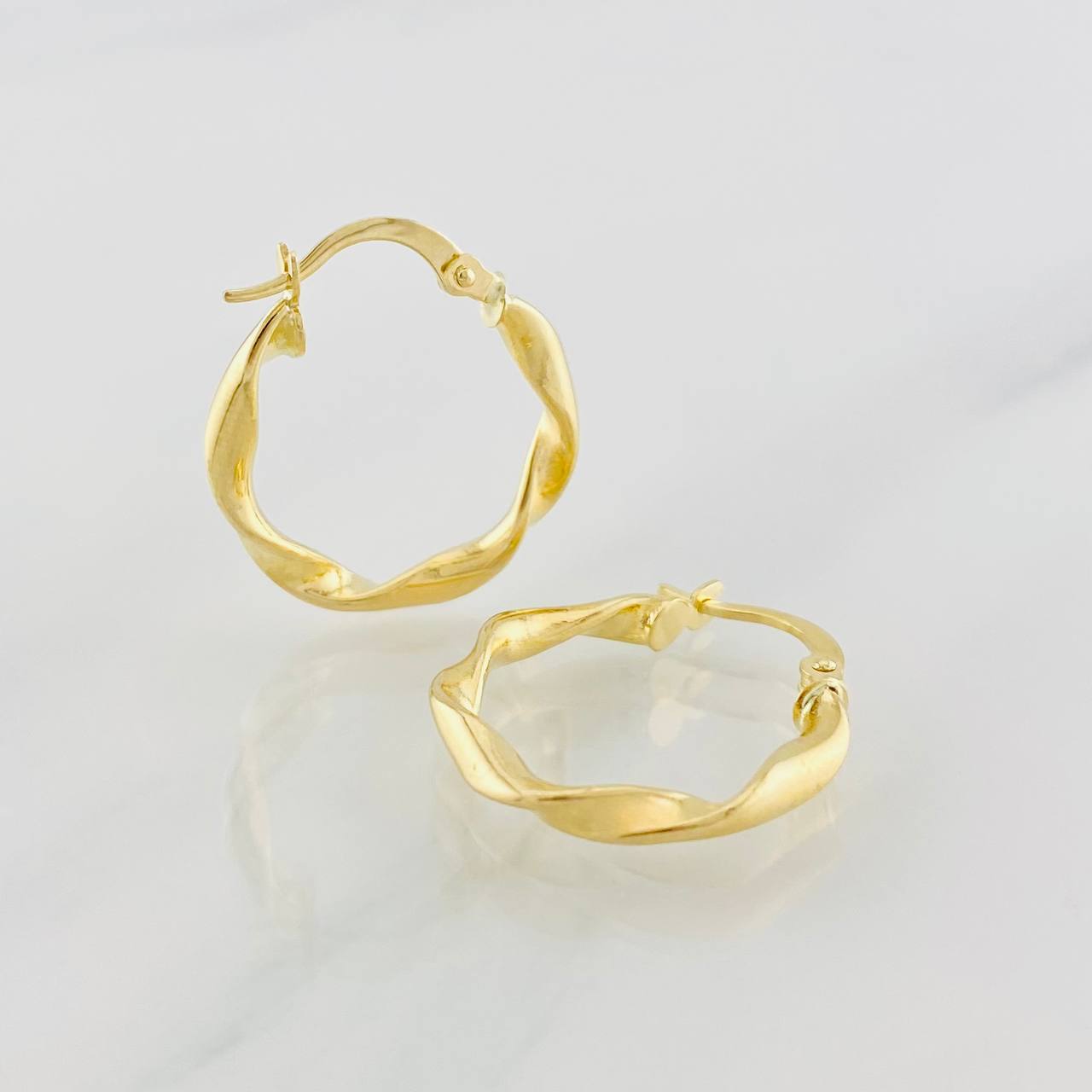 Candongas Deis 1.5g / 3/4 in Oro Amarillo 18K