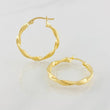 Candongas Hera 1.65g / 3/4 in Oro Amarillo 18K