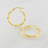 Candongas Hera 1.65g / 3/4 in Oro Amarillo 18K