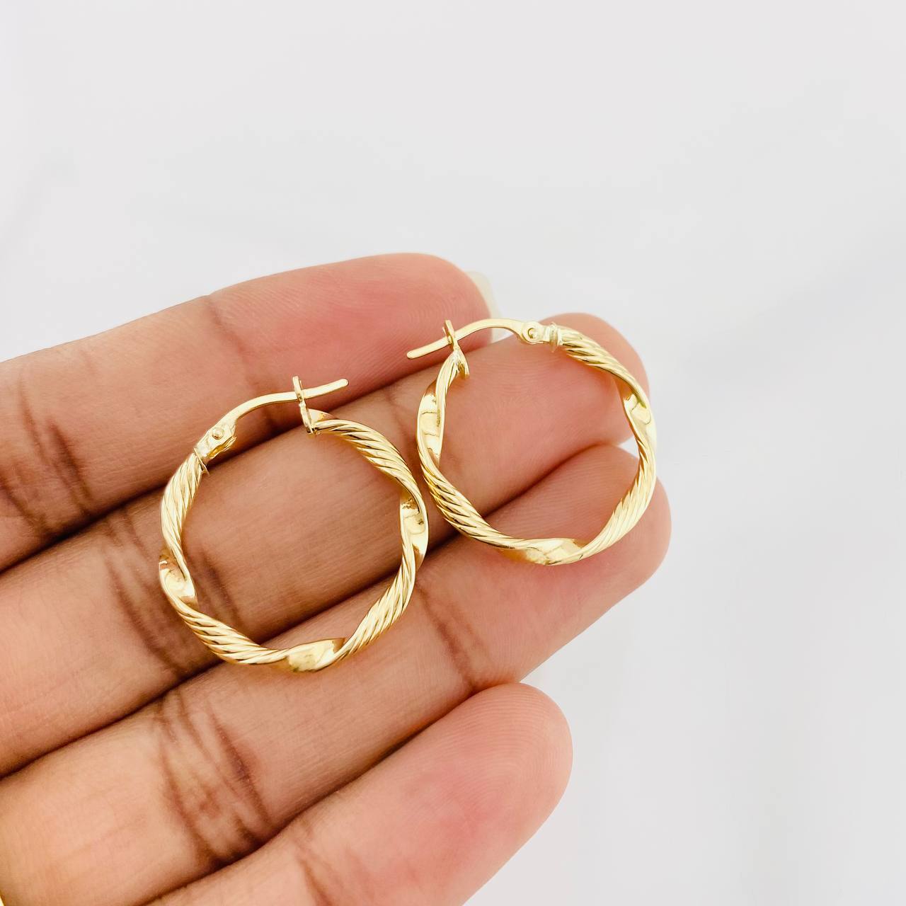 Candongas Hera 1.65g / 3/4 in Oro Amarillo 18K