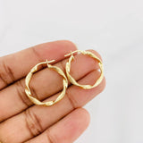 Candongas Hera 1.65g / 3/4 in Oro Amarillo 18K