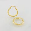 Hoop Earrings Maribel 1.65g / 3/4 in Yellow Gold 18K