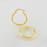 Candongas Maribel 1.5g / 3/4 in Oro Amarillo 18K
