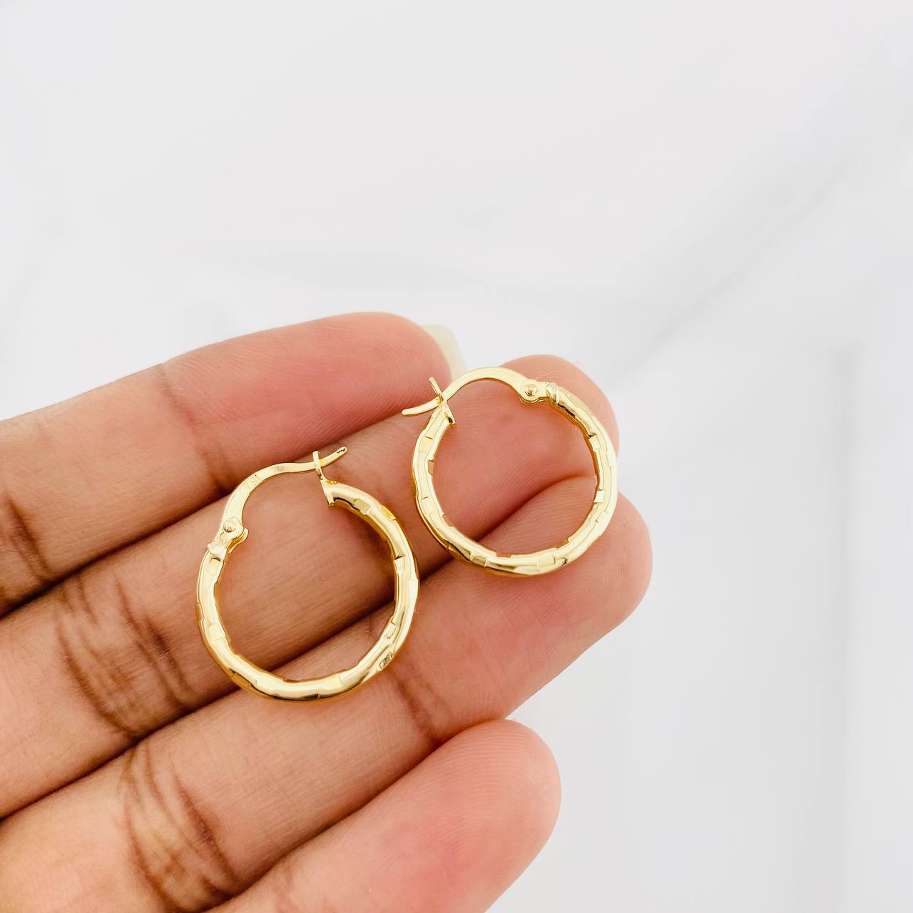 Candongas Maribel 1.45g / 3/4 in Oro Amarillo 18K