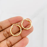 Candongas Maribel 1.45g / 3/4 in Oro Amarillo 18K