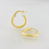 Candongas Majo 1.4g / 3/4 in Oro Amarillo 18K