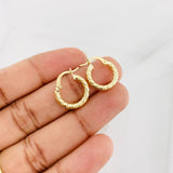 Candongas Majo 1.4g / 1/2 in Oro Amarillo 18K