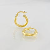 Candongas Mary 1.4g / 3/4 in Oro Amarillo 18K