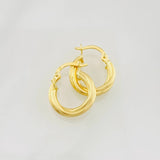 Candongas Mary 1.4g / 3/4 in Oro Amarillo 18K